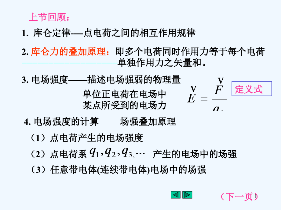 电通量高斯定理课件_第1页