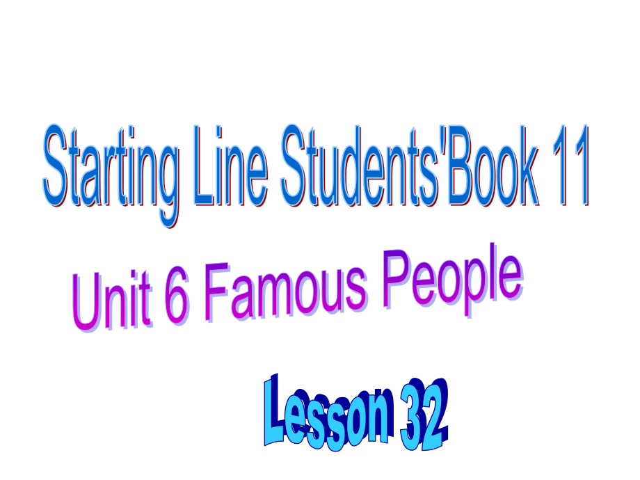 人教新起点英语六上《Unit-6-famous-people》课件_第1页