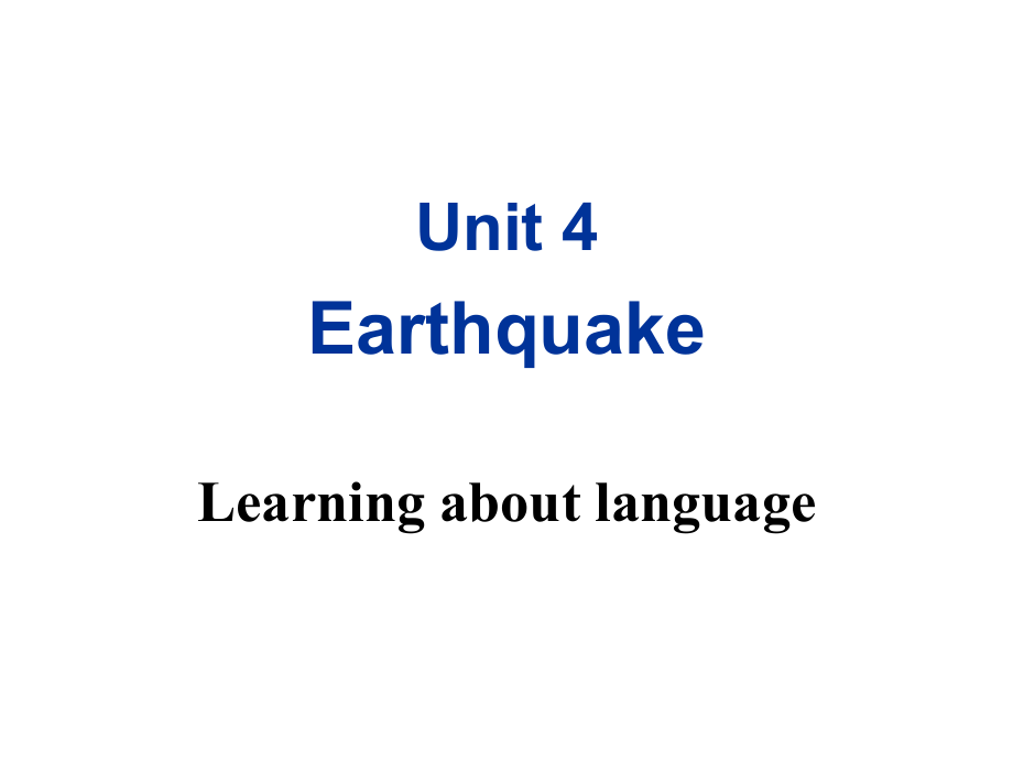 高中英语必修一：-Unit-4-Learning-about-language课件_第1页