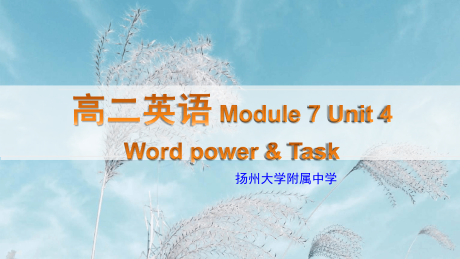 牛津译林版高二英语-Module-7-Unit-4-Word-Power-and-Task课件_第1页