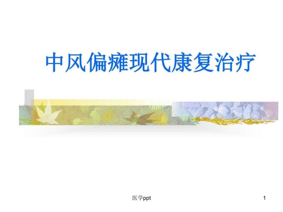 Copy_of_中风偏瘫现代康复治疗课件_第1页