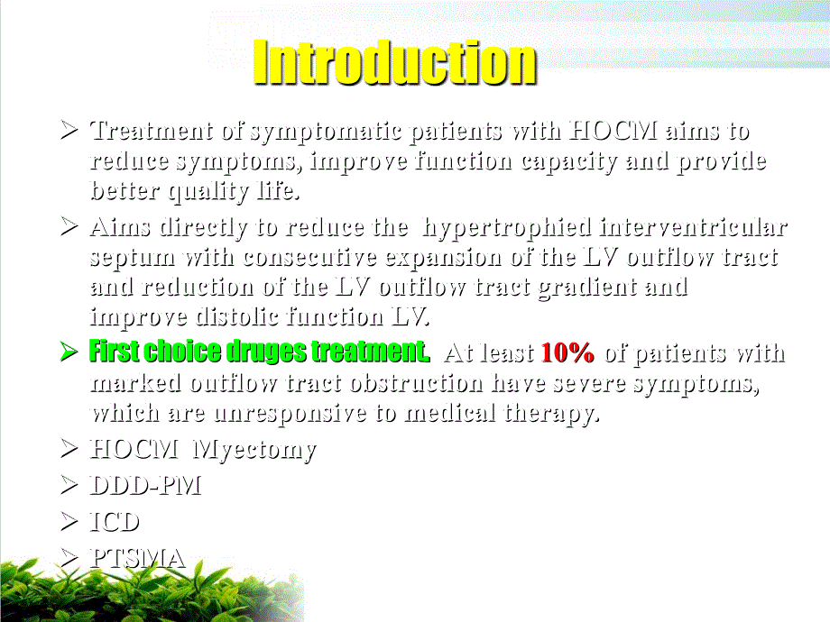 经皮间隔支化学消融治疗肥厚梗阻性心肌病英文课件(模板)_第1页