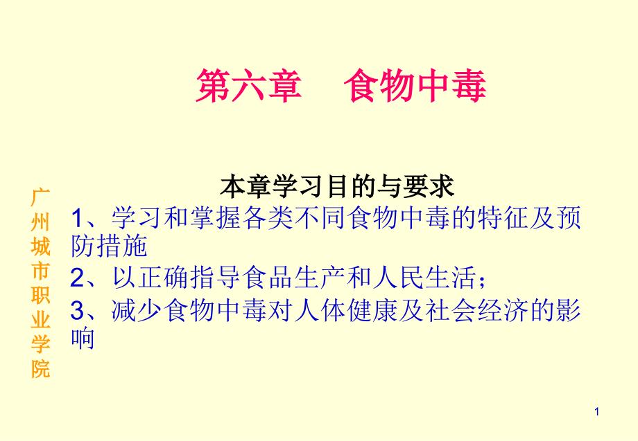 第六章食物中毒课件_第1页