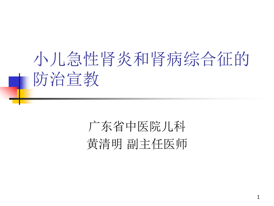 肾病综合症 ppt课件_第1页