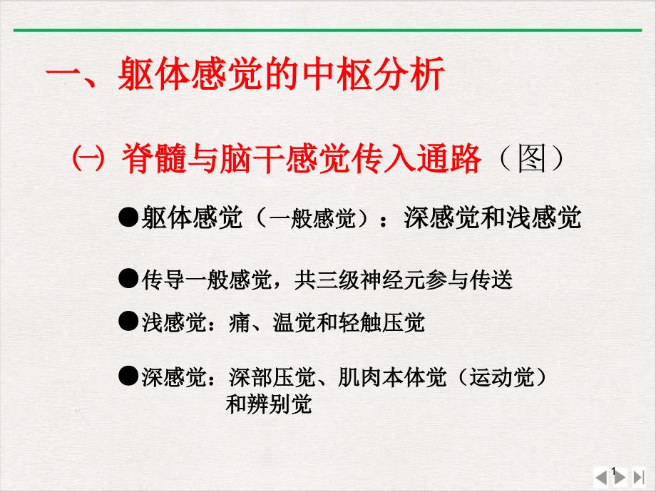 生理学神经系统功能二ppt优质版课件_第1页