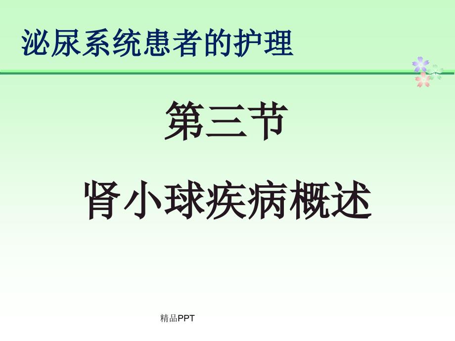 肾小球疾病病人的护理护本课件_第1页