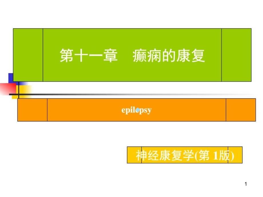 癫痫的康复治疗图文课件_第1页