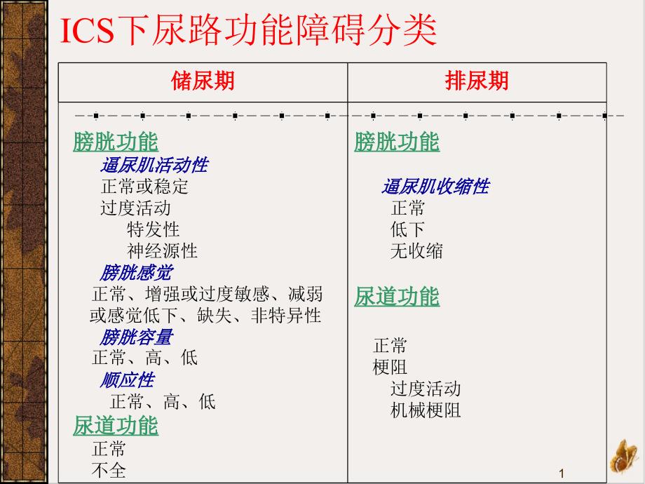 神经源性膀胱的药物治疗概要课件_第1页