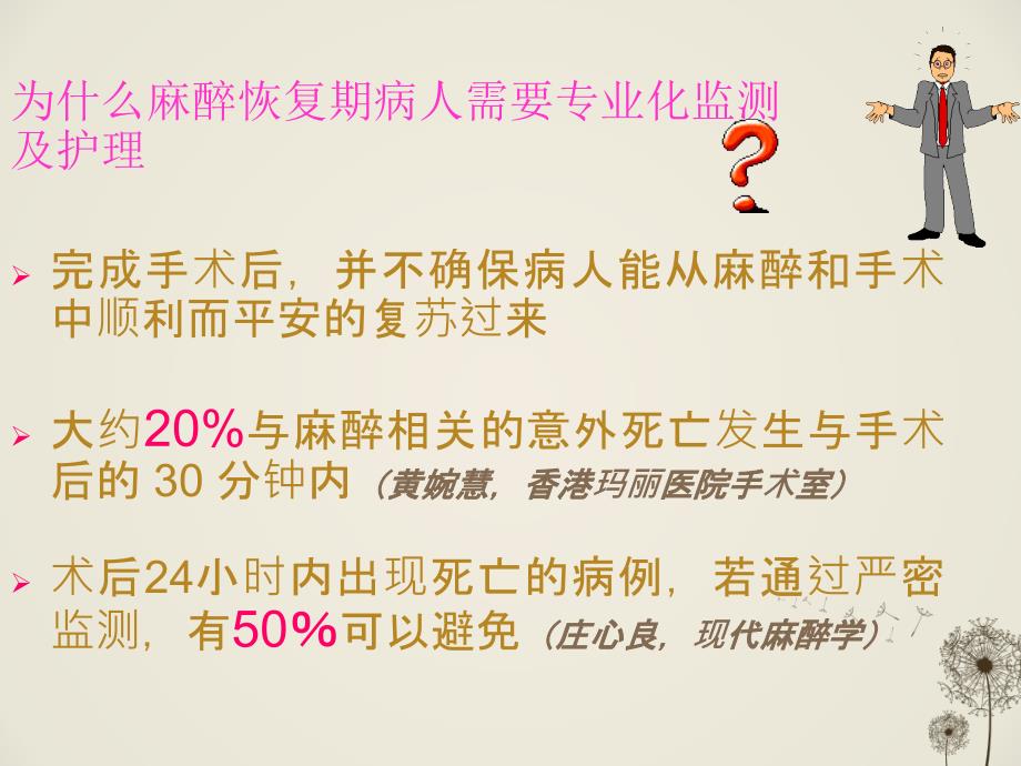 麻醉恢复期病人的监测及护理课件_第1页