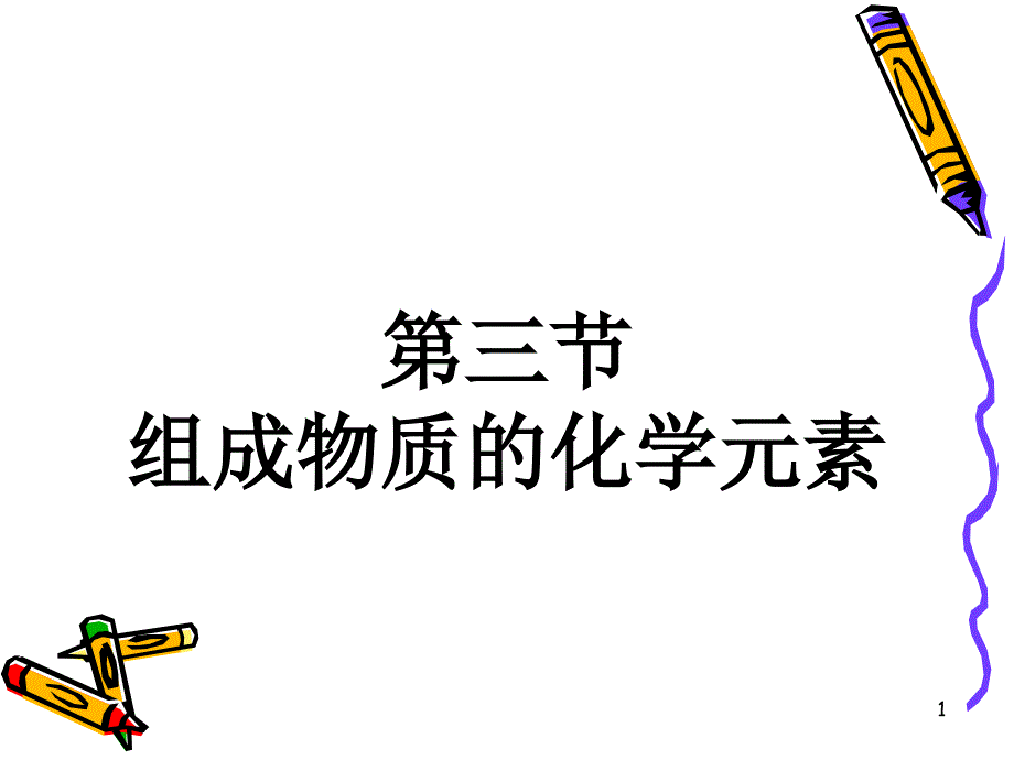 组成物质的化学元素 教学ppt课件沪教版_第1页