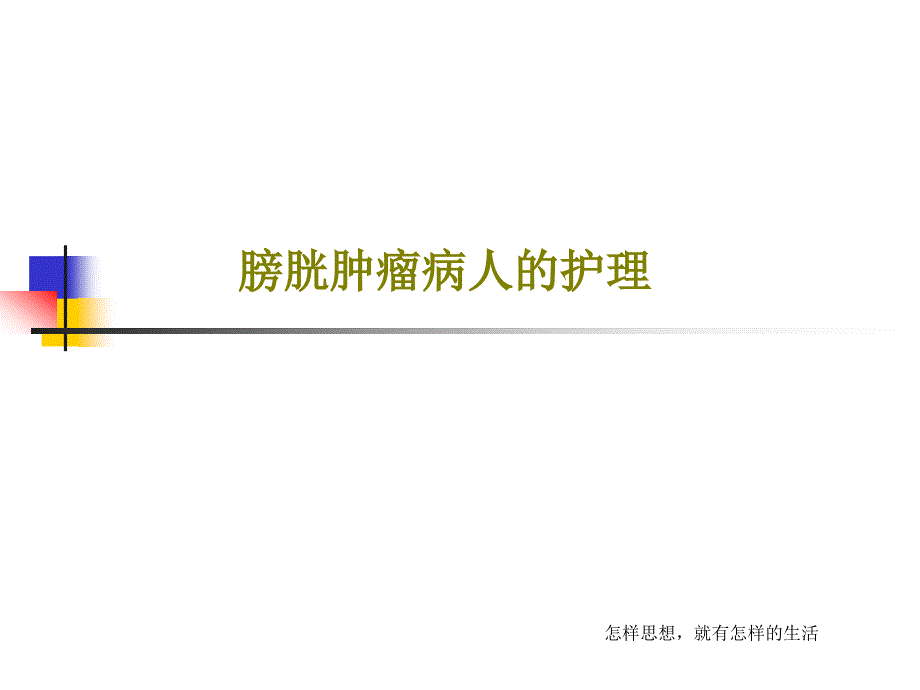 膀胱肿瘤病人的护理 ppt课件_第1页