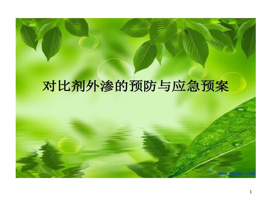 造影剂过敏预防及处理课件_第1页