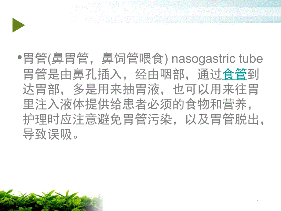 留置胃管的护理课件_第1页