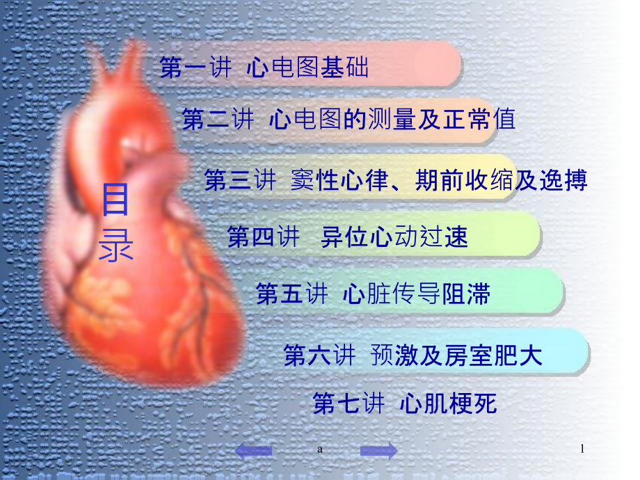 心电图基础知识及临床常见心电图详解课件_第1页