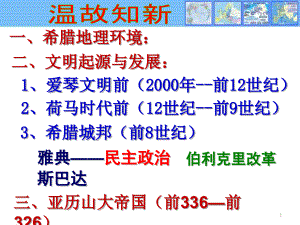 人教部編版九年級歷史上冊第5課《羅馬城邦和羅馬帝國》課件