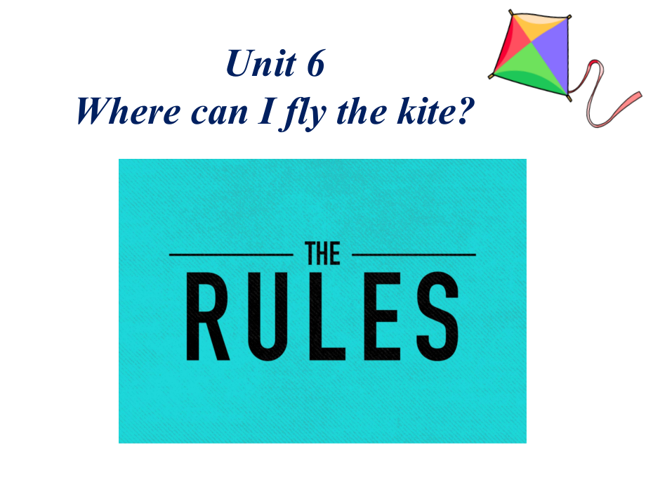 四年级下册英语ppt课件-Unit-6-Where-can-I-fly-the-kite-lesson-19-北京课改版_第1页