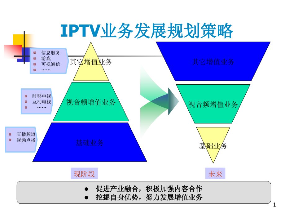 某地区IPTV业务管理及管理知识发展规划课件_第1页