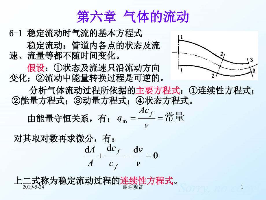 第六章-气体的流动课件_第1页