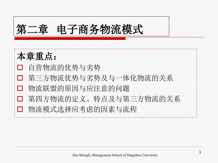 电子商务物流模式课件_第1页