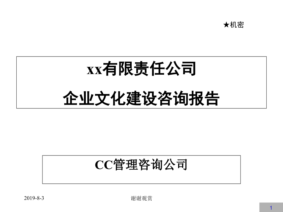 企业文化建设咨询报告课件_第1页