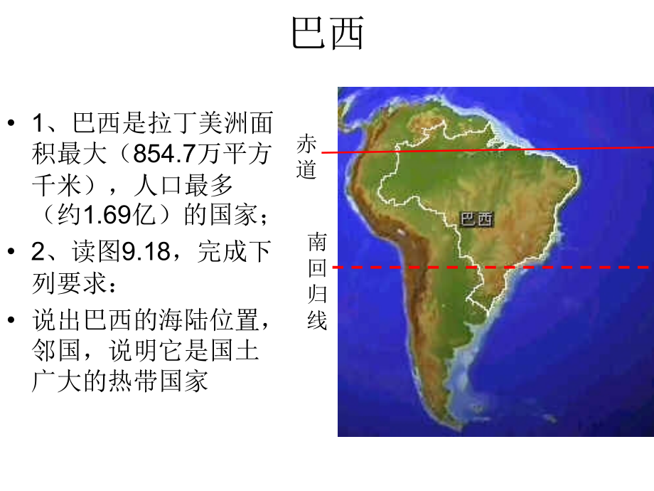 七年级地理巴西ppt课件_第1页