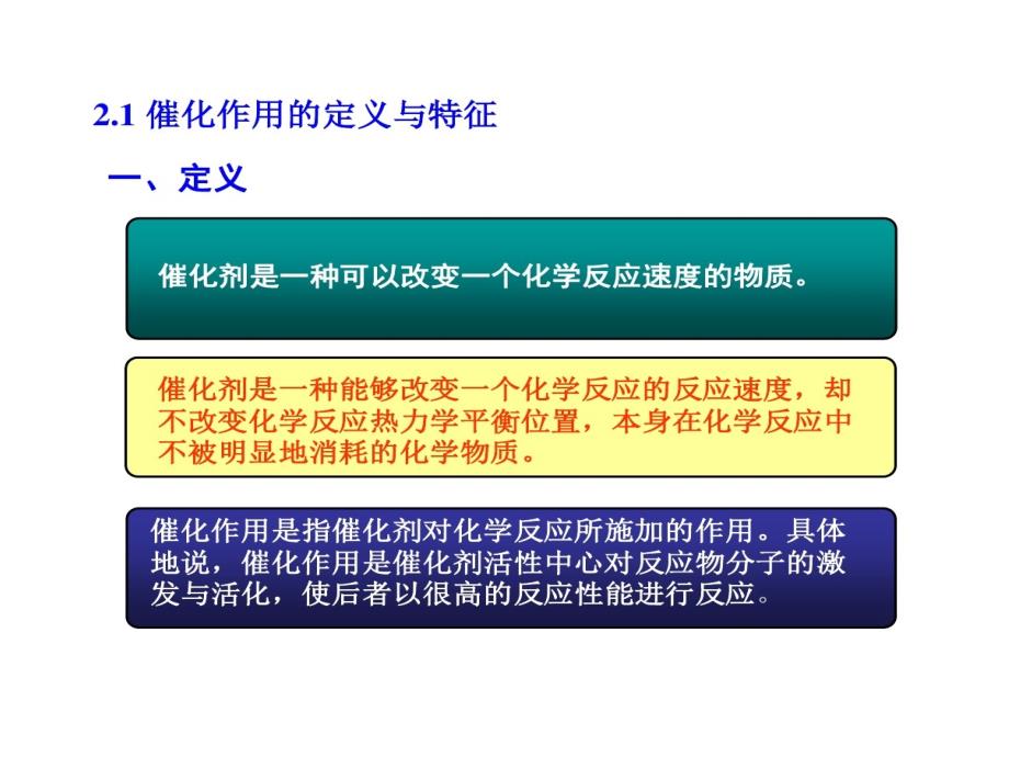 催化作用和催化剂教学课件_第1页