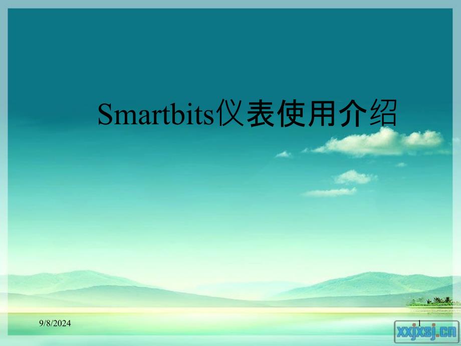 Smartbits操作讲解_第1页