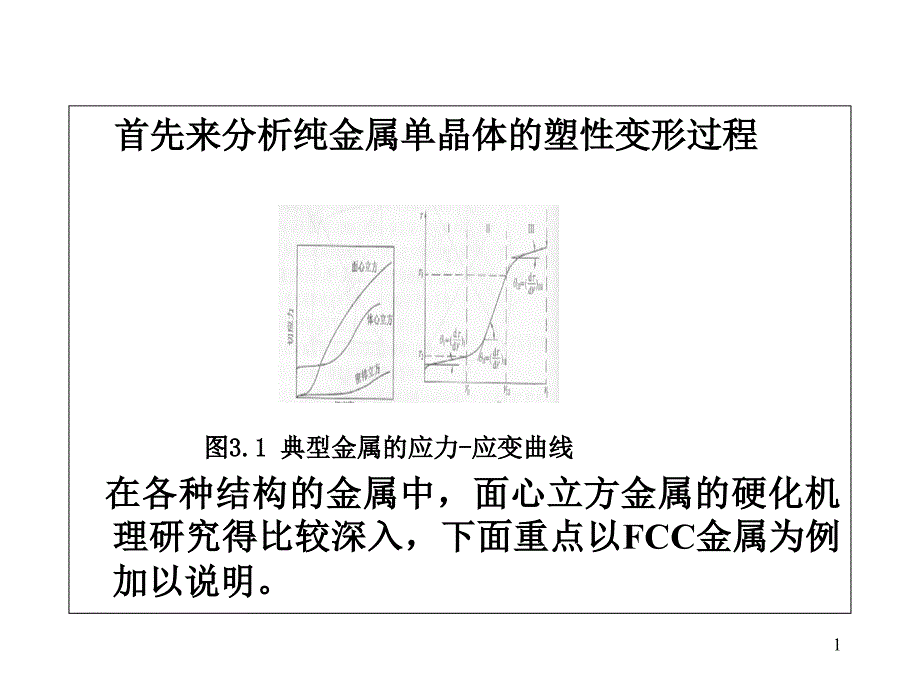 第三章--金属的塑性变形和加工硬化课件_第1页