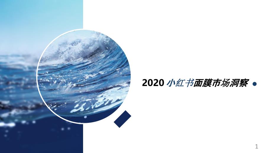 2020-2021年小红书面膜市场洞察报告课件_第1页