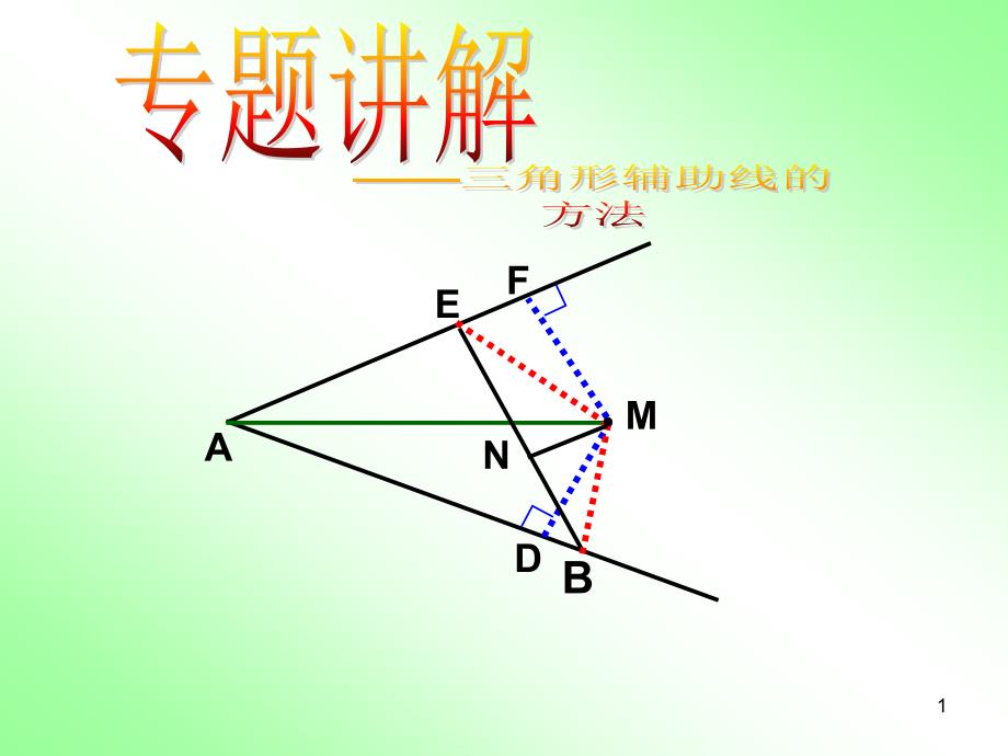 构造全等三角形(常见辅助线法)ppt课件_第1页