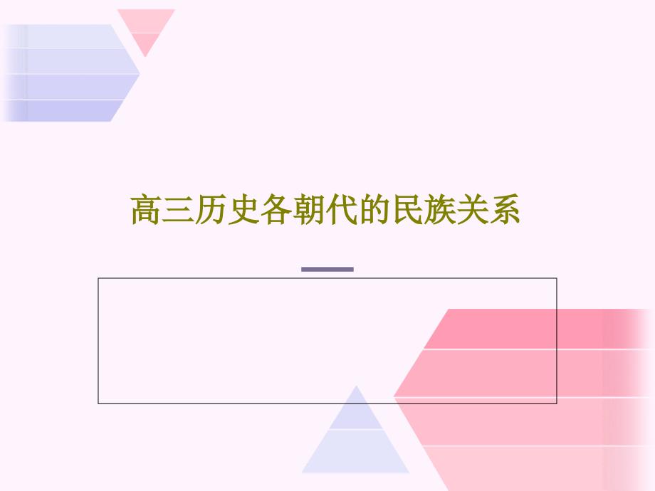 高三历史各朝代的民族关系_第1页