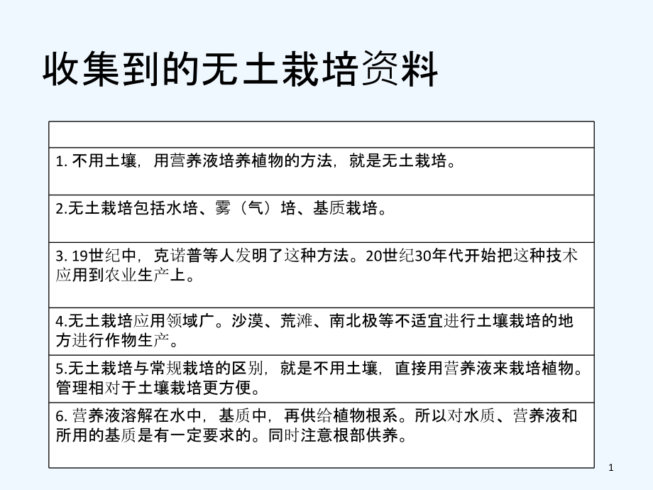 小学三年级综合实践无土栽培ppt课件_第1页