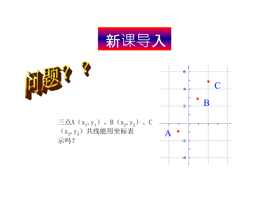 平面向量共线的坐标表示课件_第1页