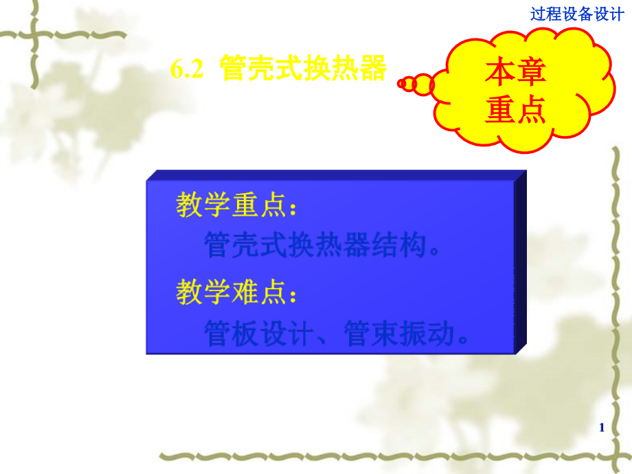 应用——壳体和管束之间壁温差较大或壳程介质易结垢的场合621课件_第1页