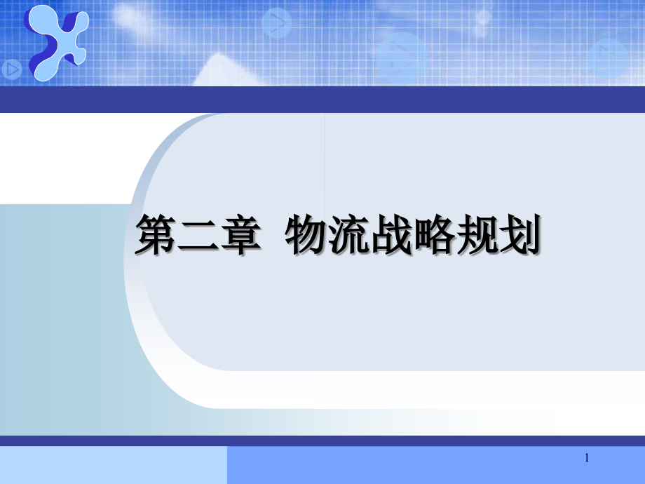 物流系统规划及其分析设计ppt课件-物流战略规划_第1页