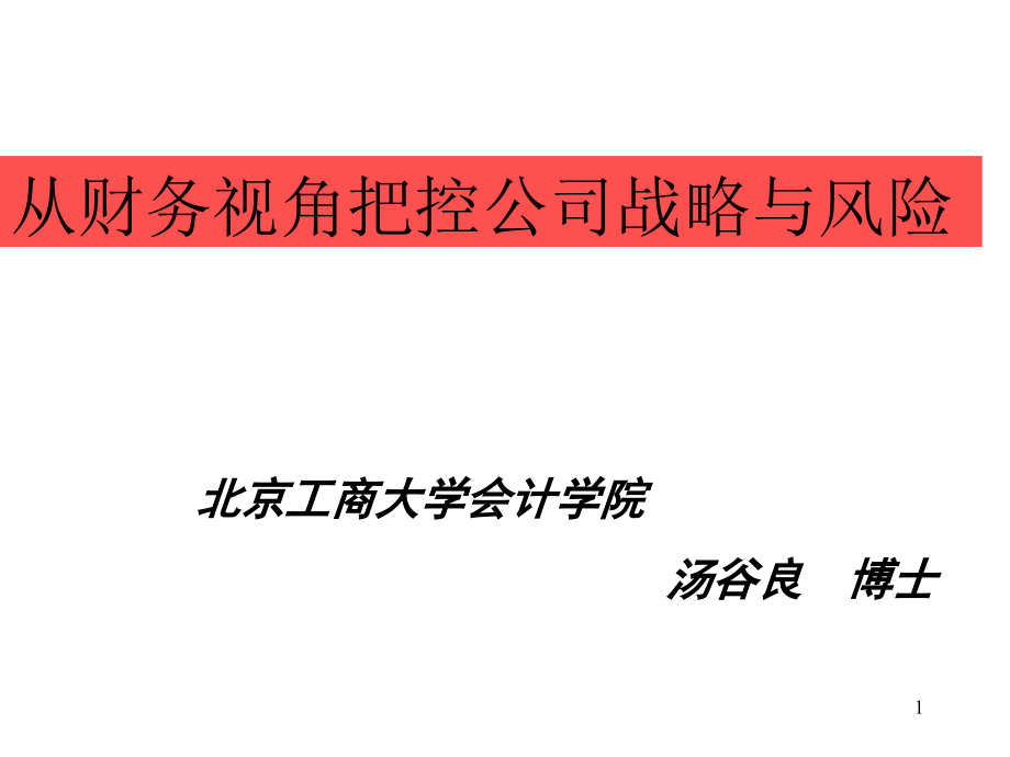 从财务视角把控公司战略与风险课件_第1页