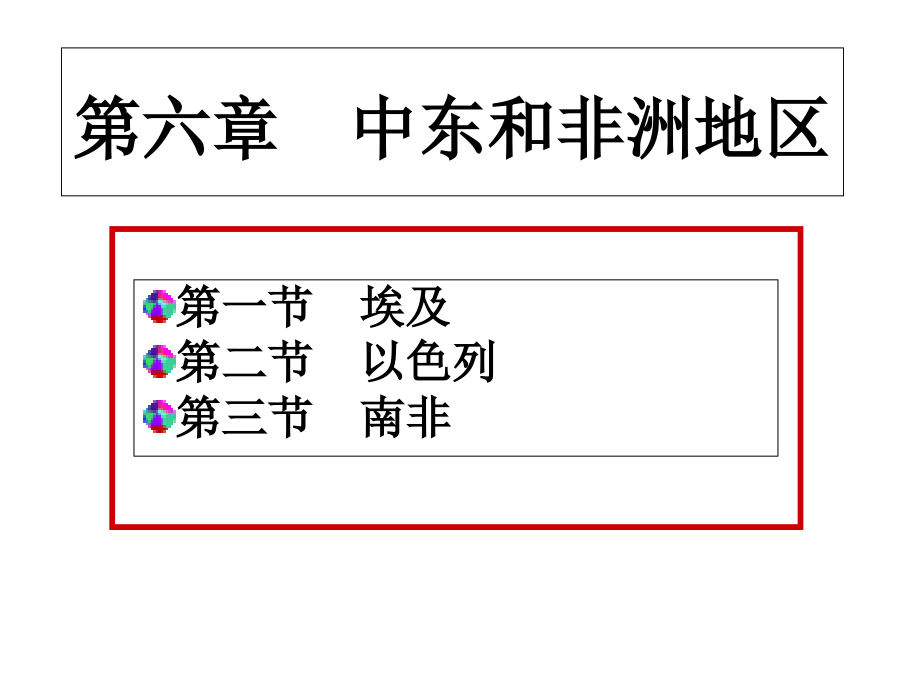 旅游客源国第六章--中东和非洲课件_第1页