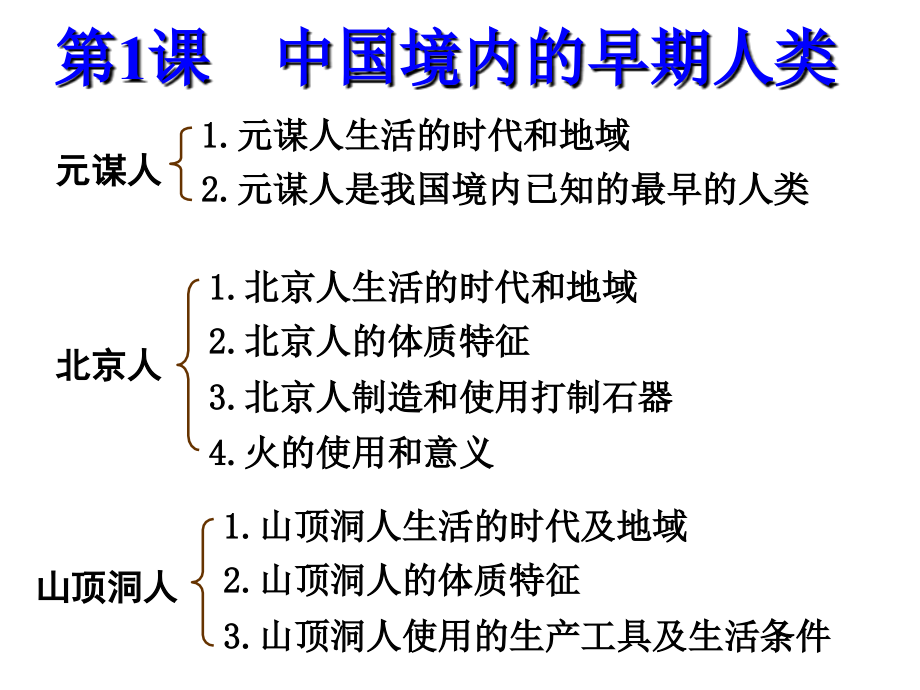 川教版七年级上历史期末复习(全)-(正式)课件_第1页