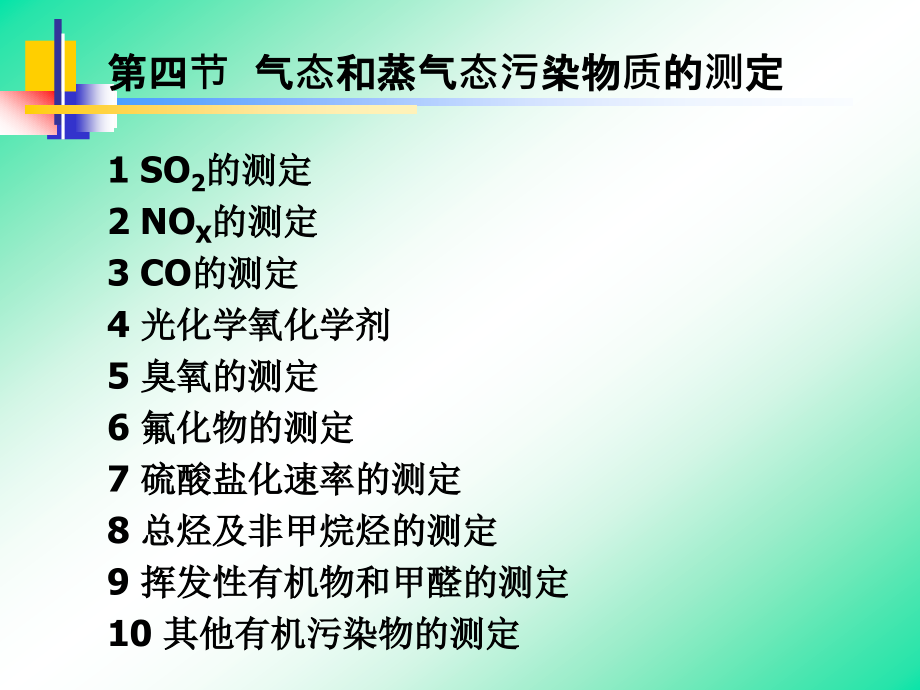 分子状污染物的测定课件_第1页