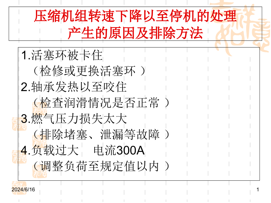 往复活塞式压缩机故判断分析解读课件_第1页