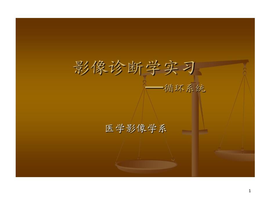 医学影像学循环系统实习课件_第1页