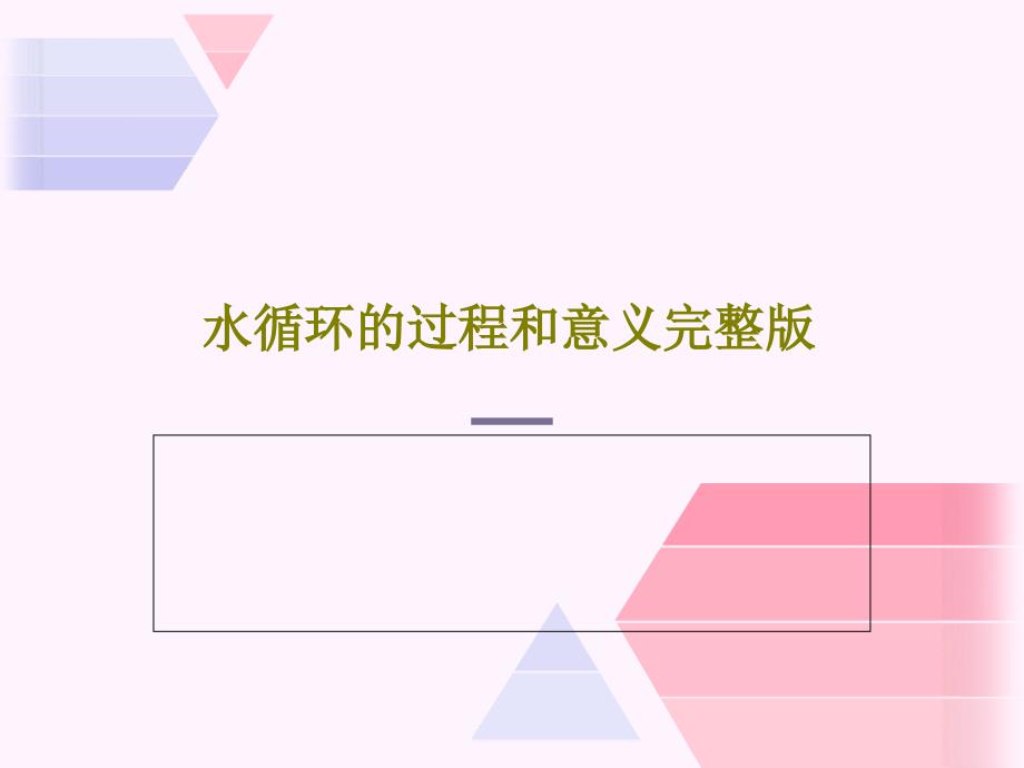 水循环的过程和意义完整版_002_第1页