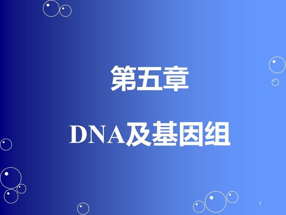 分子生物学课程DNA课件_第1页