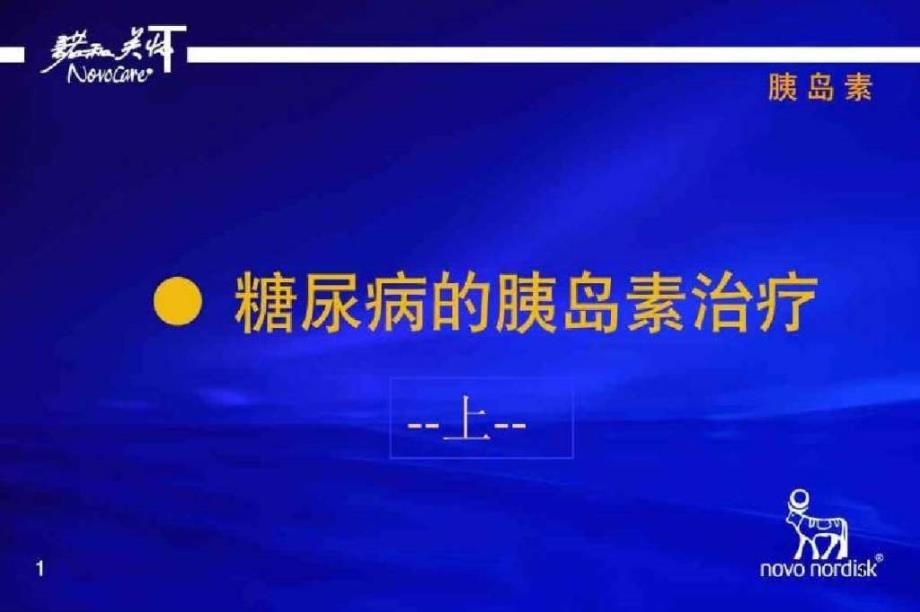 糖尿病胰岛素治疗患者教育课件_第1页