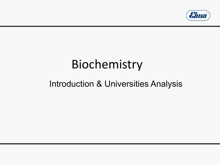 生物化学Biochemistryintroduction课件_第1页