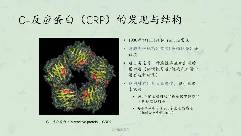 CRP临床意义ppt课件_第1页