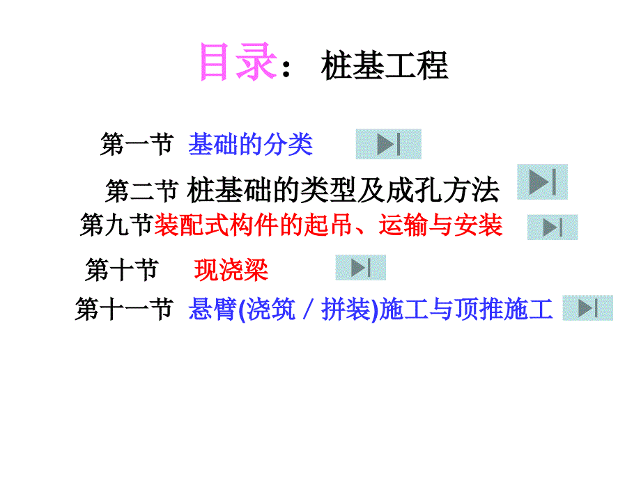 桥梁桩基工程分类及成孔方法课件_第1页