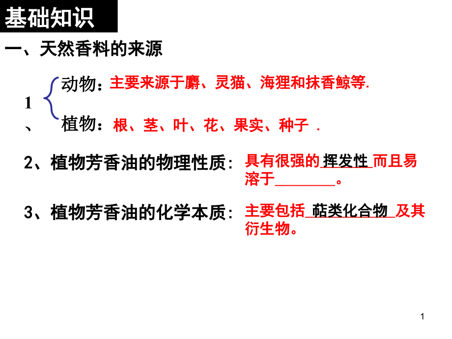 植物芳香油的提取课件_第1页