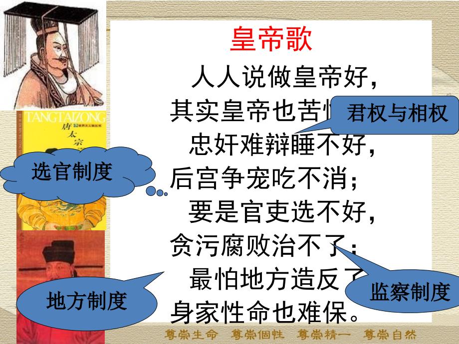 高中历史人民版必修一ppt课件专题一三君主专制政体的演进与强化_第1页