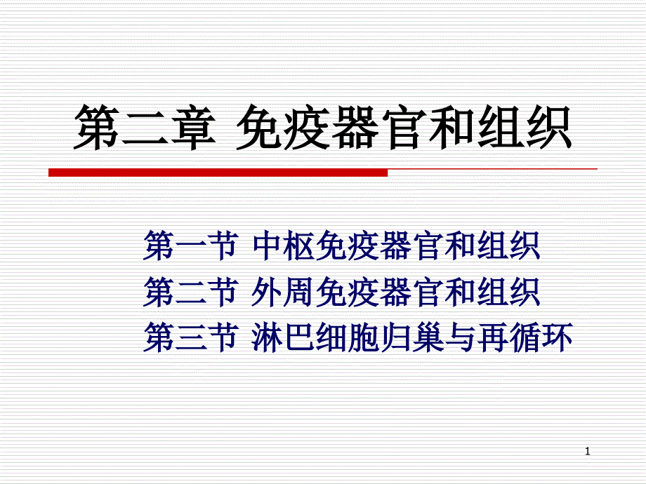 免疫器官和组织课件_第1页